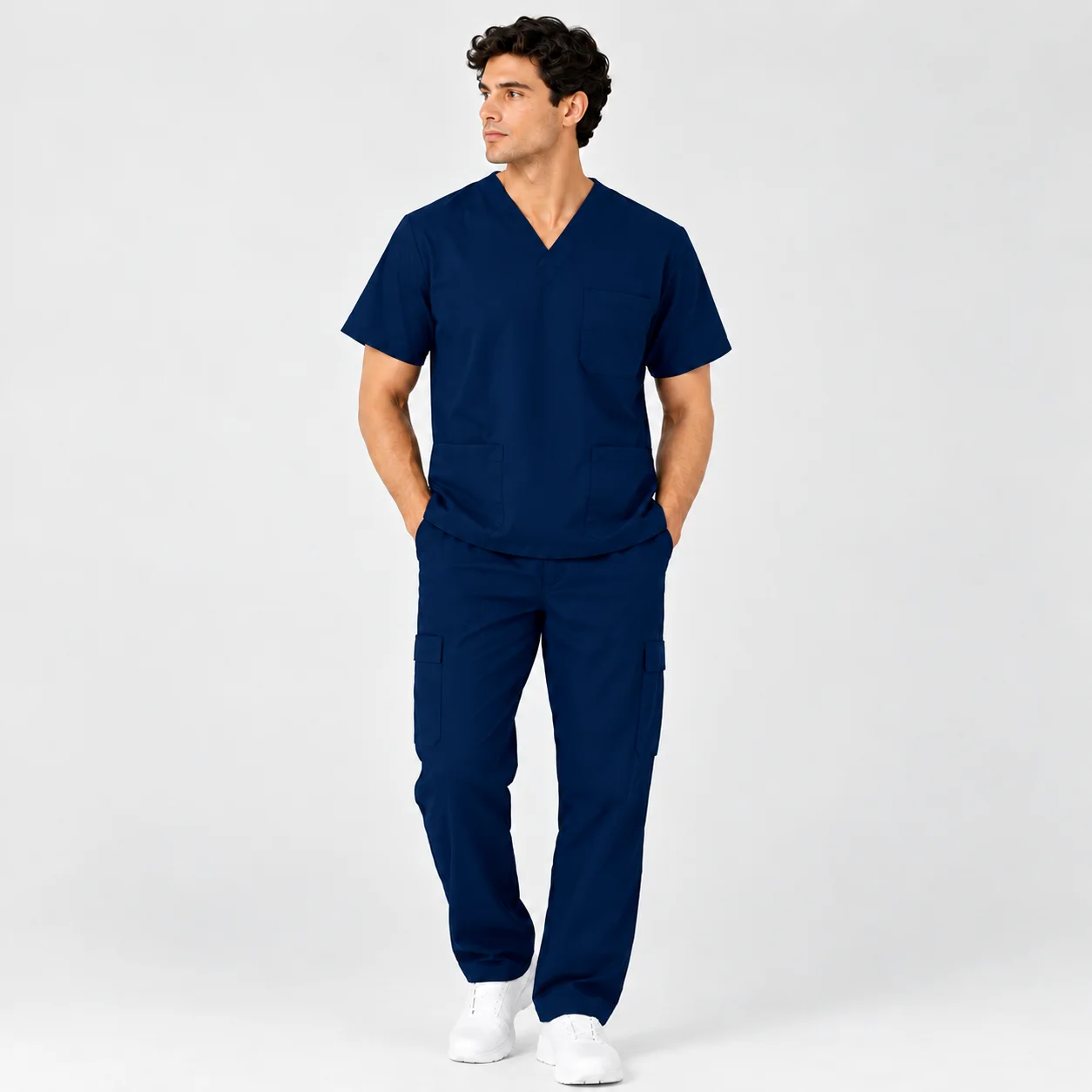Tenue de Bloc Médicale Homme – Bleu Marine | Med Ora