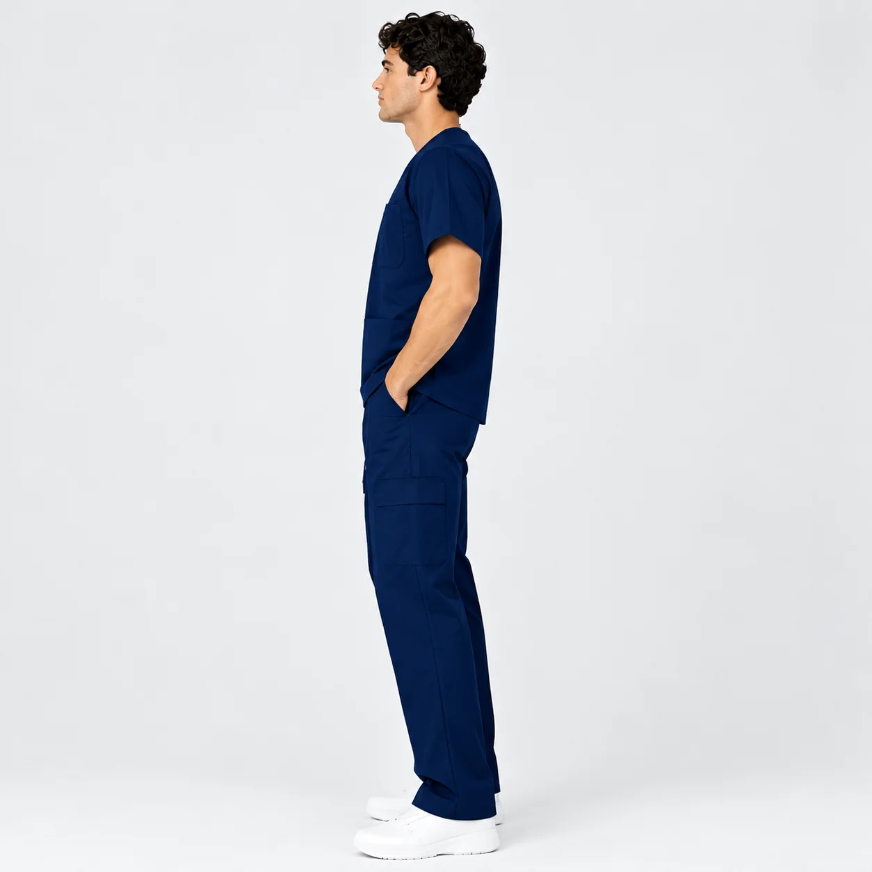 Tenue de Bloc Médicale Homme – Bleu Marine | Med Ora