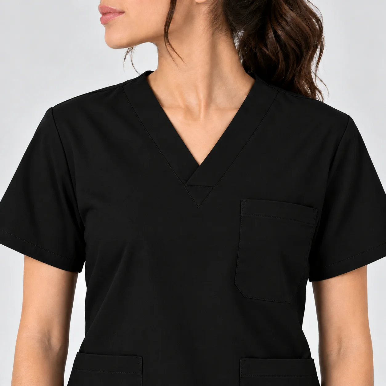 Tenue de Bloc Médicale Femme – Noir | Med Ora