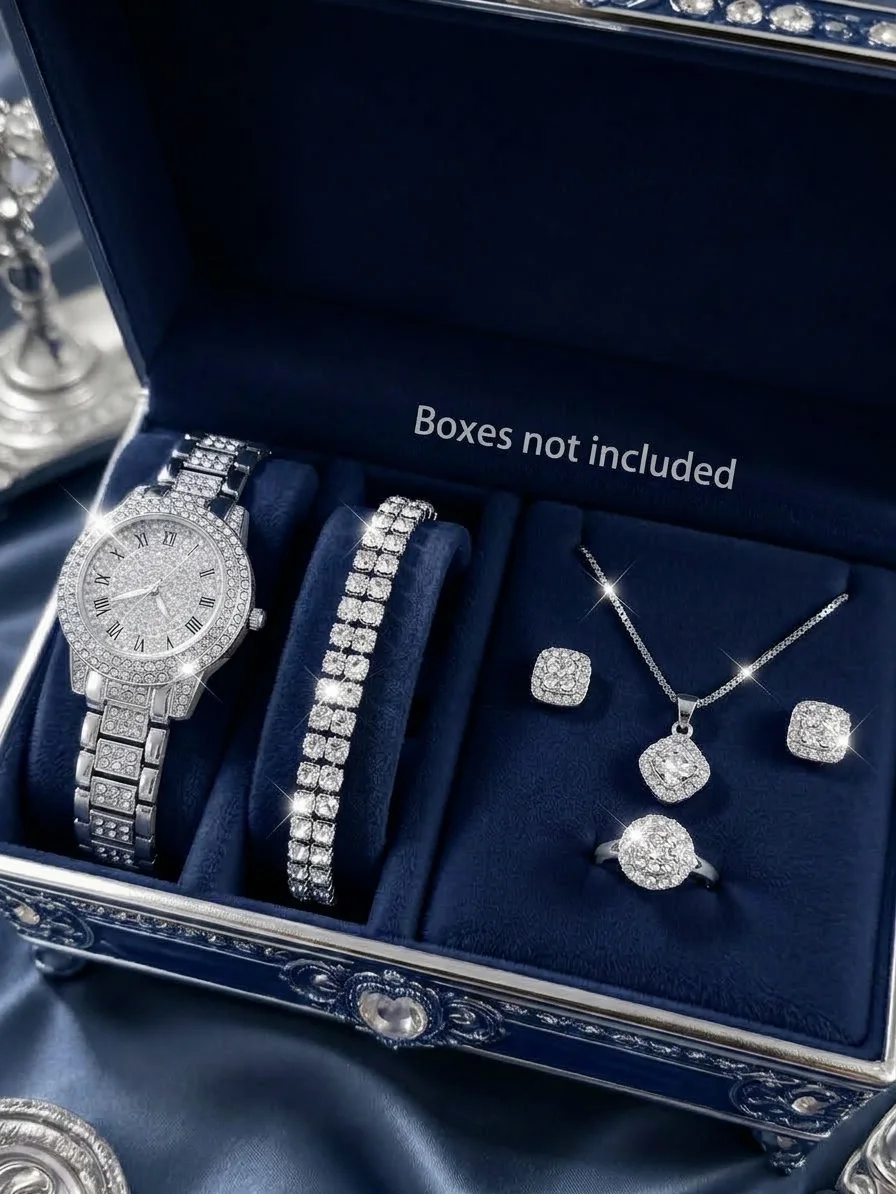 Ensemble Montre Quartz Luxe et Bijoux  Gabon