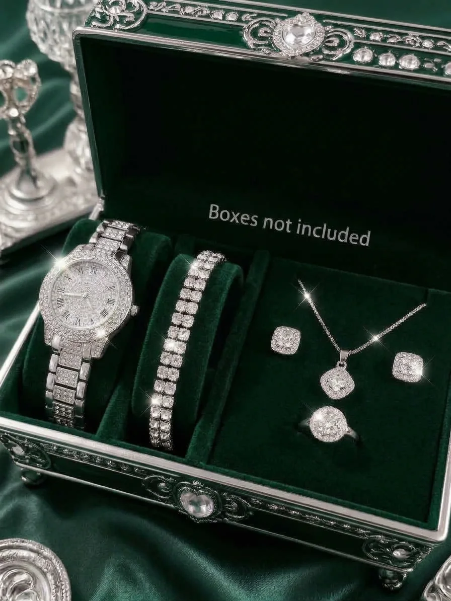 Ensemble Montre Quartz Luxe et Bijoux  Gabon