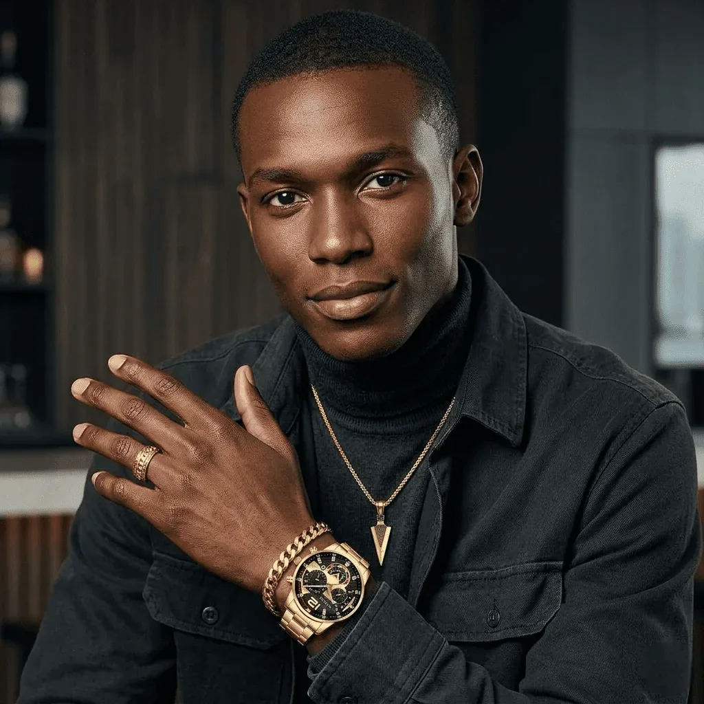 Luxe Doré, Charme Masculin Assuré CIV