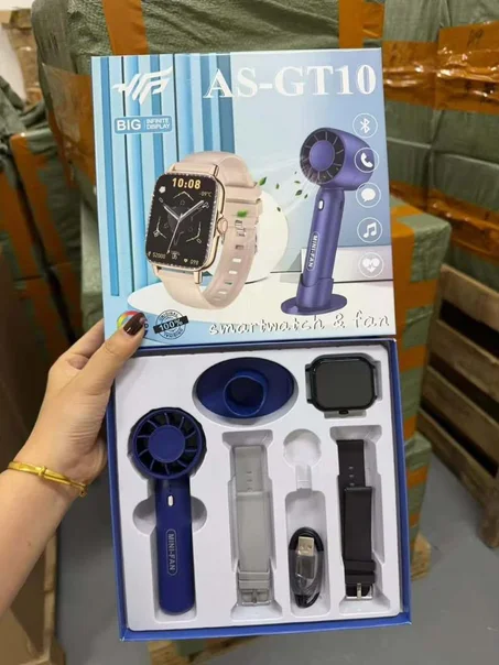 pack ventilateur et montre connectée