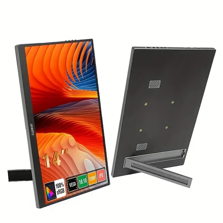 Moniteur Portable 15.6 pouces   – Deuxième Écran Ultra Fin pour téléphone Portable, Ordinateur Portable/PC/Mac/PS3/4/5/Xbox - Connectivité USB C et HDMI - A1