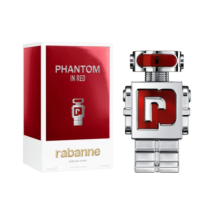 Rabanne Phantom In Red Elixir Parfum for Men