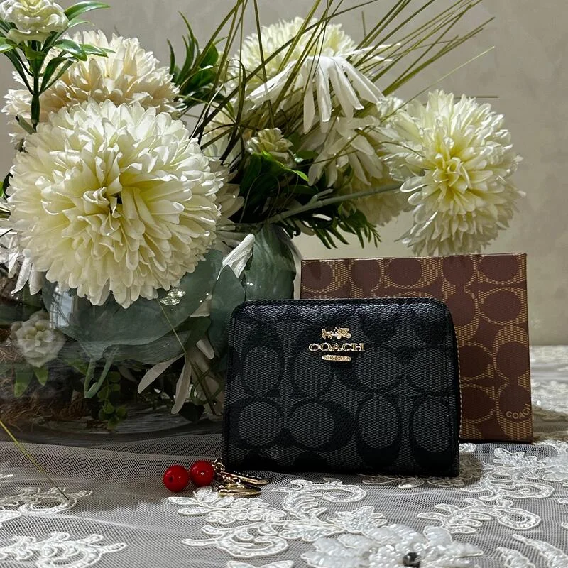Portefeuille Petit Coach avec Fermeture zippé