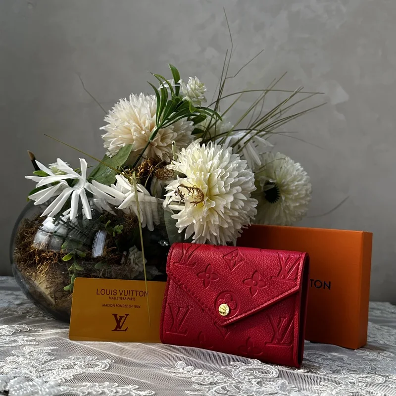 Porte-monnaie Lv Full Red