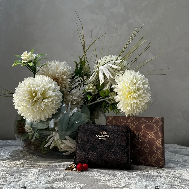 Portefeuille Petit Coach avec Fermeture zippé