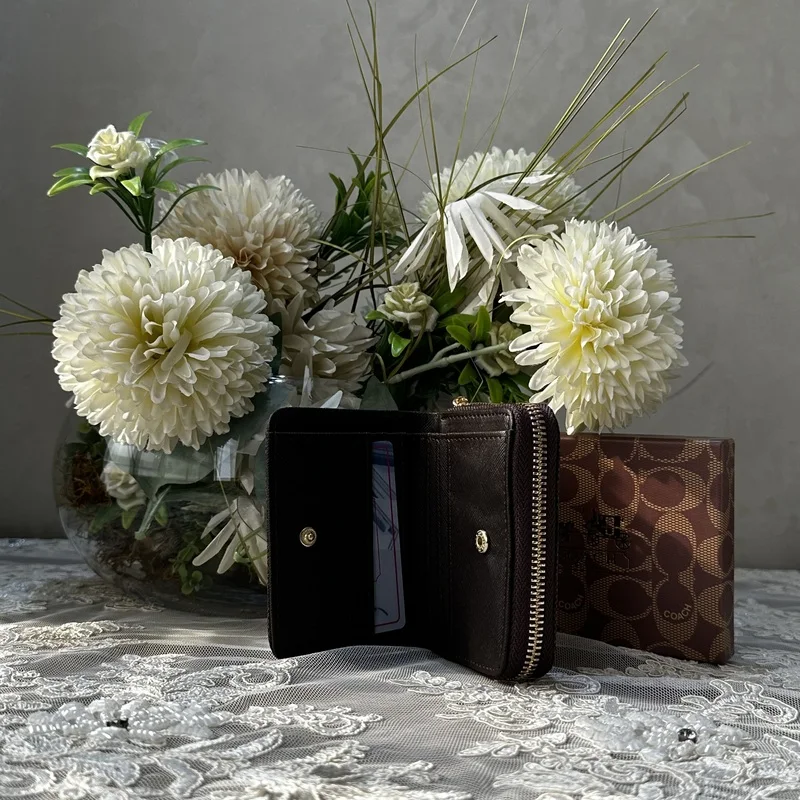 Portefeuille Petit Coach avec Fermeture zippé