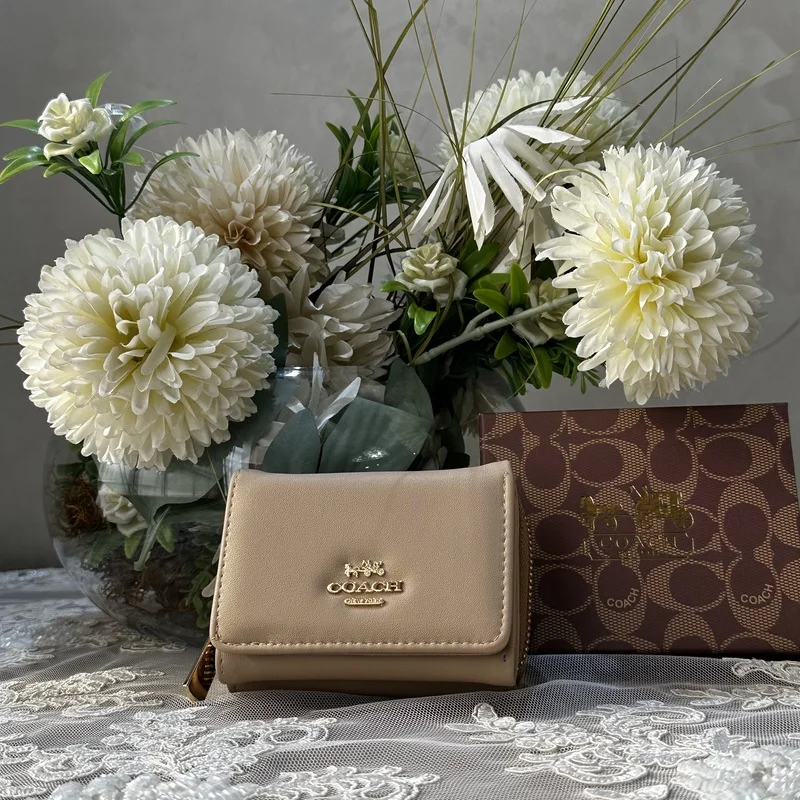 Portefeuille Petit Coach avec Fermeture zippé