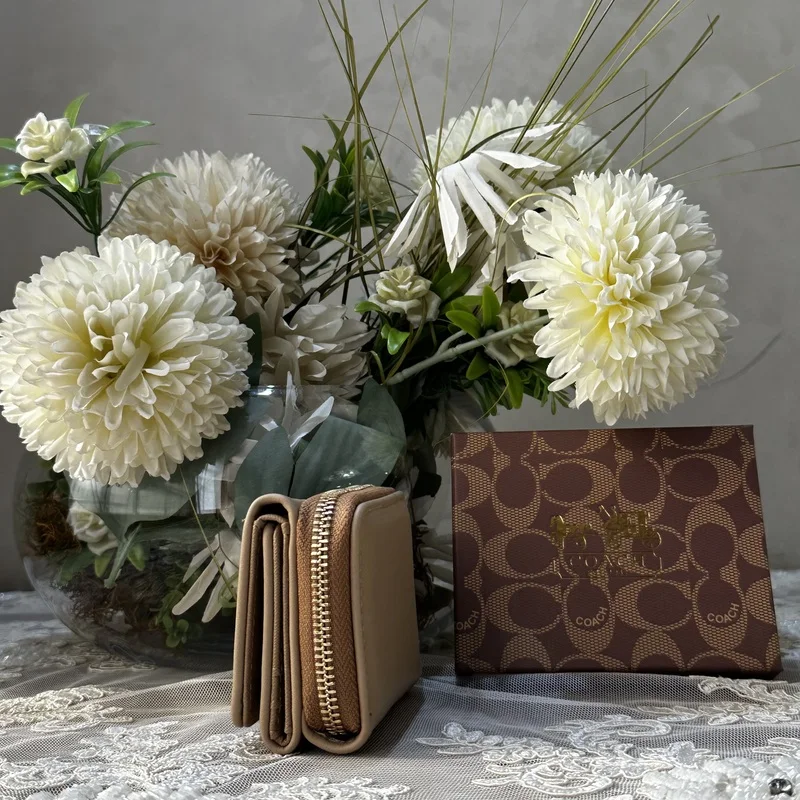 Portefeuille Petit Coach avec Fermeture zippé