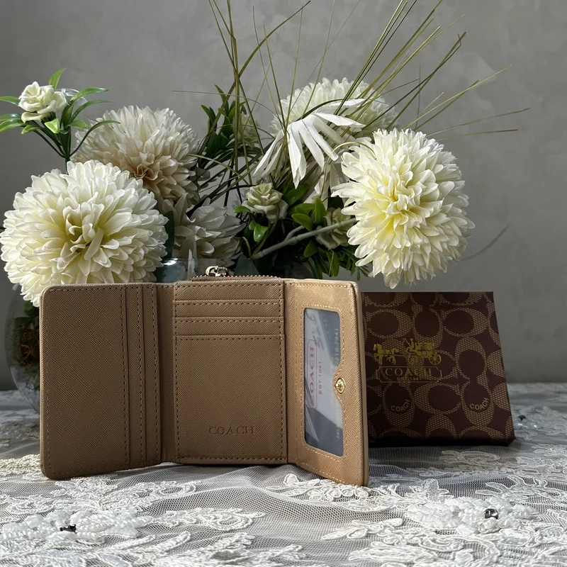 Portefeuille Petit Coach avec Fermeture zippé