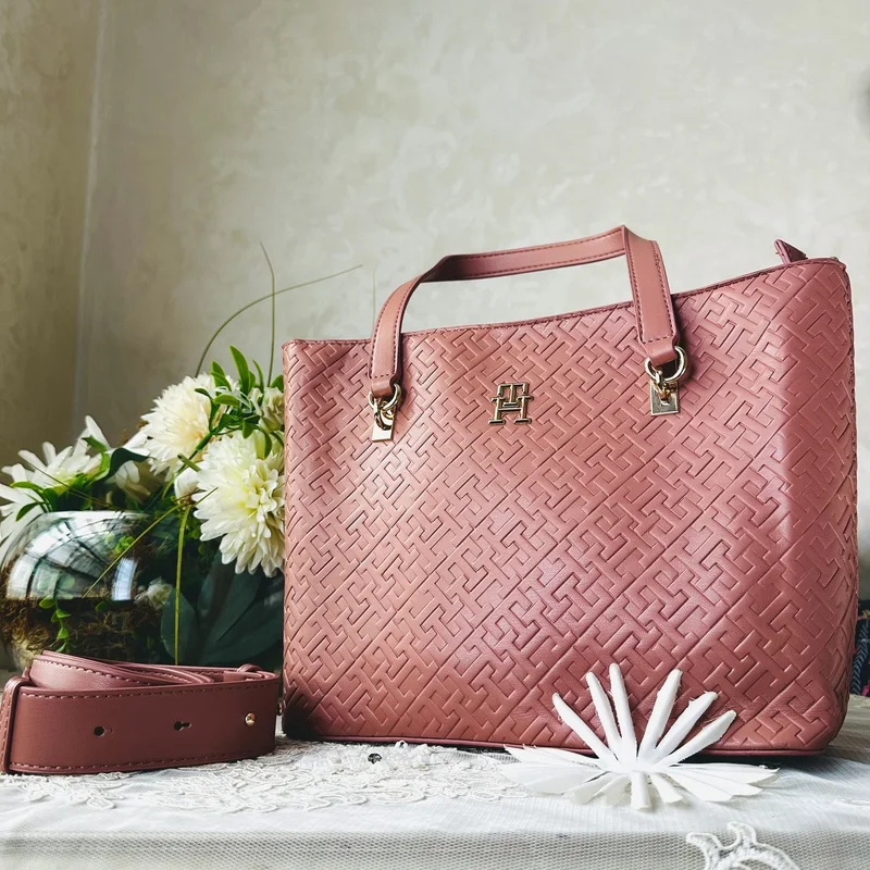 Sac Cabas Moyen Tommy Hilfiger Monogramme