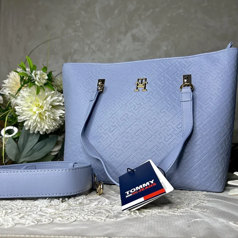 Sac Cabas Moyen Tommy Hilfiger Monogramme