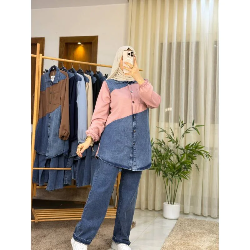 set djeans chemise