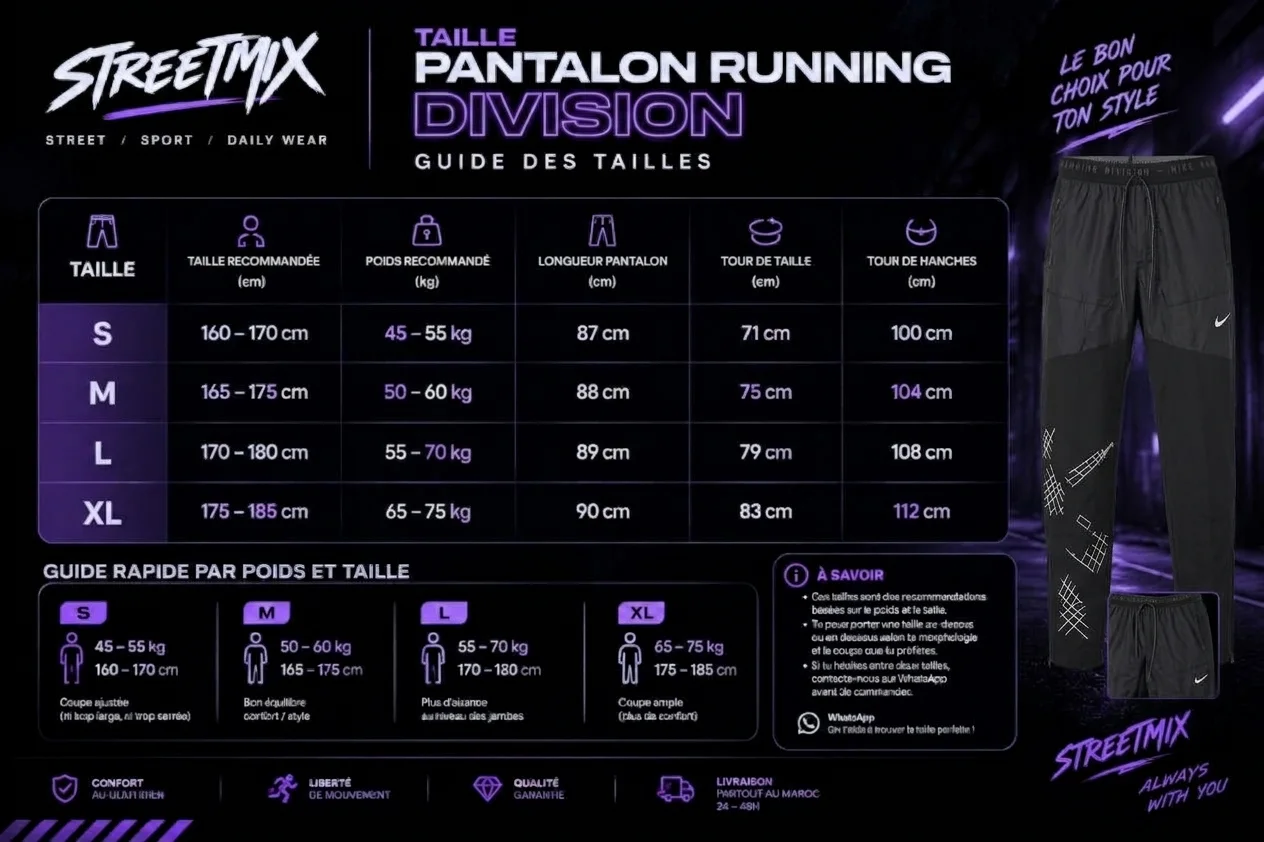 Pantalon Storm-Fit Run Division  araignée