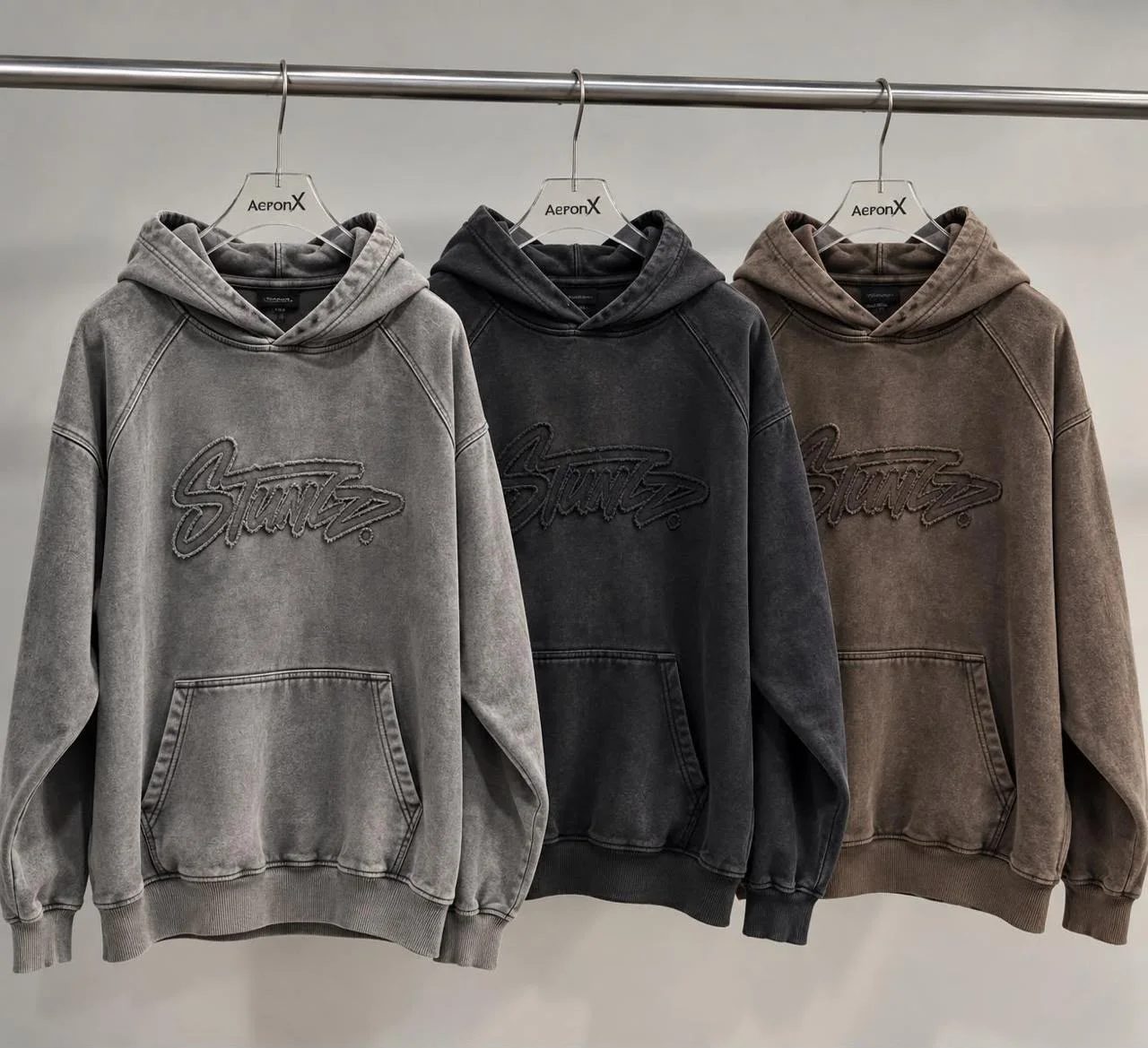Vintage STWD Oversized Hoodie – 380 GSM