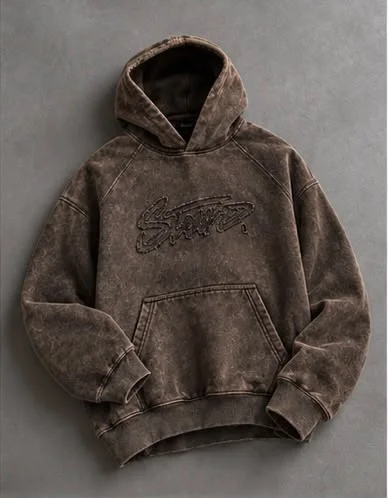 Vintage STWD Oversized Hoodie – 380 GSM