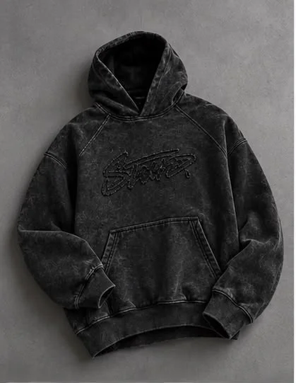 Vintage STWD Oversized Hoodie – 380 GSM
