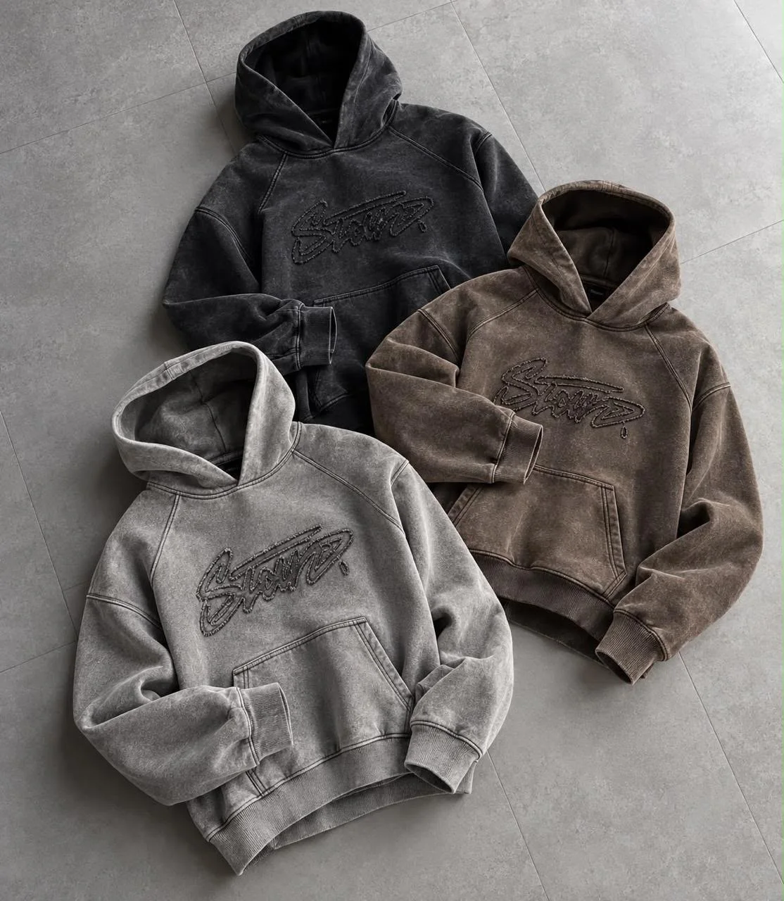 Vintage STWD Oversized Hoodie – 380 GSM
