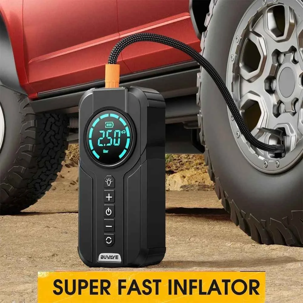 Booster de Batterie & Compresseur – مُعزّز بطارية مع ضاغط هواء مدمج