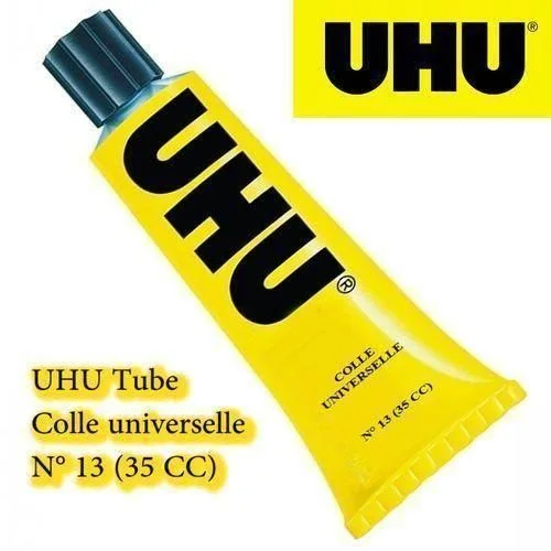 UHU Tube de colle liquide N°13 – lot de 18 tubes