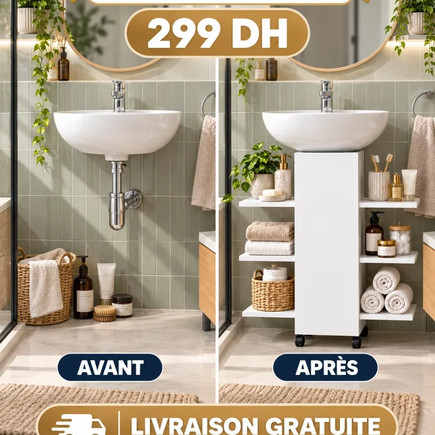 meuble souss lavabo