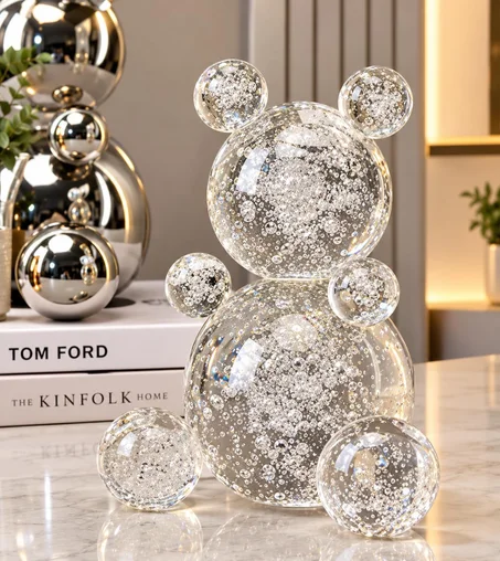 Ourson en Cristal – Idée Cadeau Déco