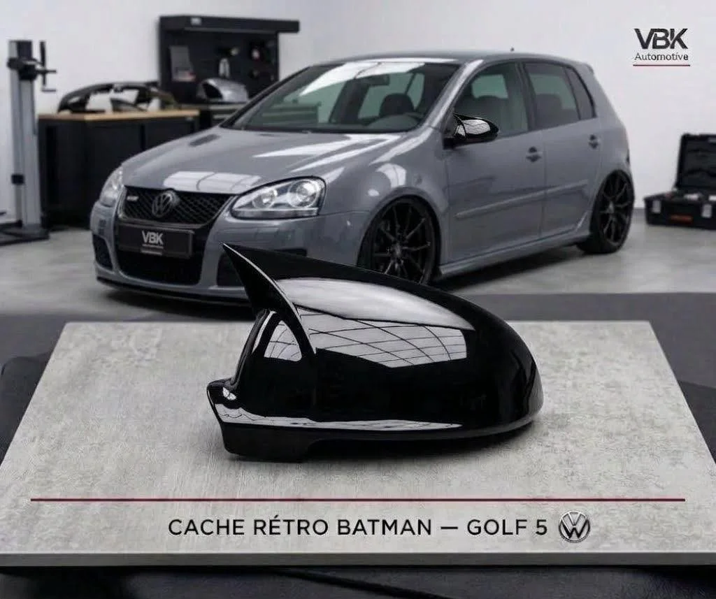 Cache Retroviseur Style Batman Volkswagen Golf 5