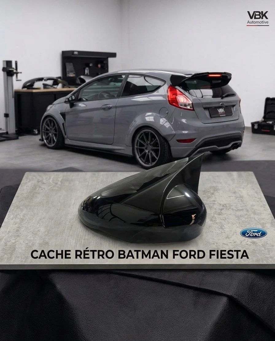 Cache Retrovieur Style Batman de Ford Fiesta  2008/2018