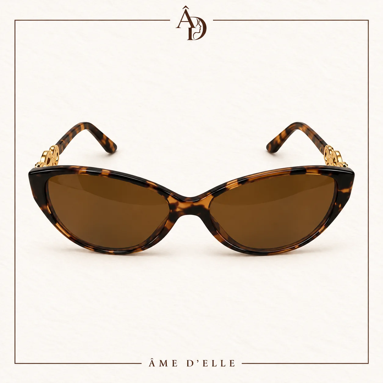 Lunettes de Soleil Écaille Cat-Eye
