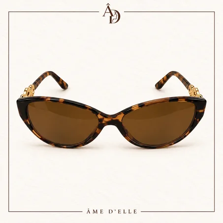 Lunettes de Soleil Écaille Cat-Eye