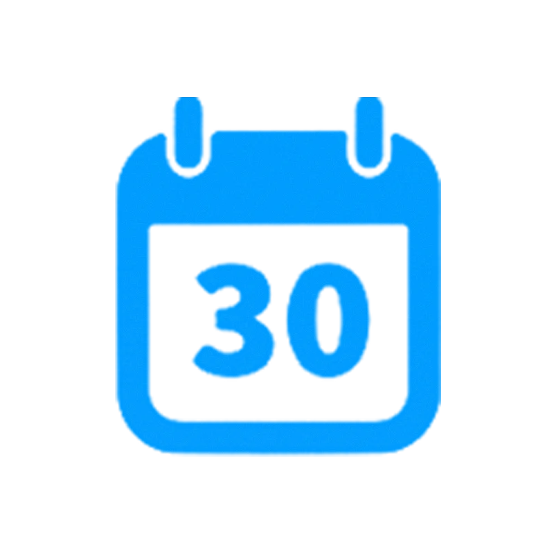 ضمان استرجاع خلال 30 يوم