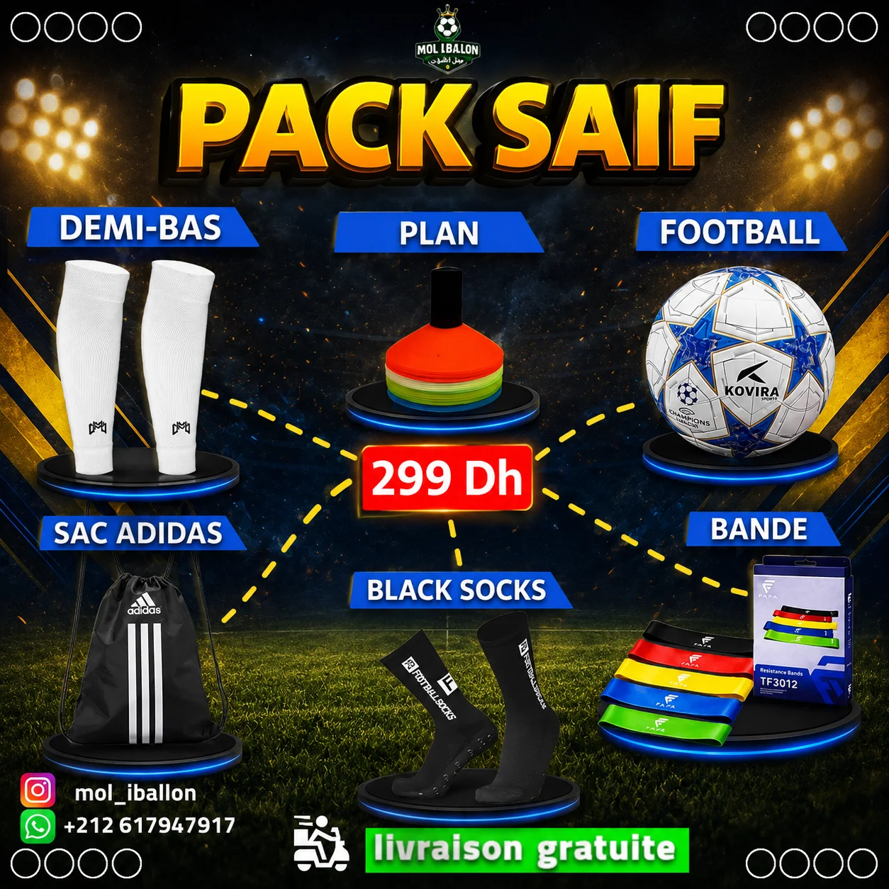 PACK FOOTBALLEUR