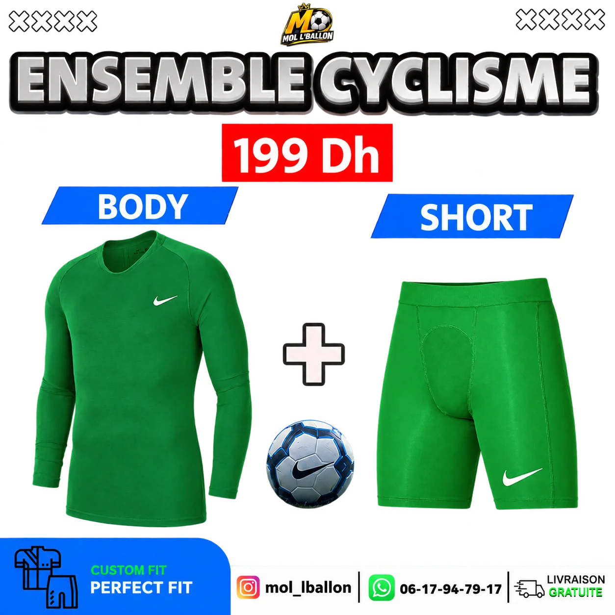 ENSEMBLE CYCLISME