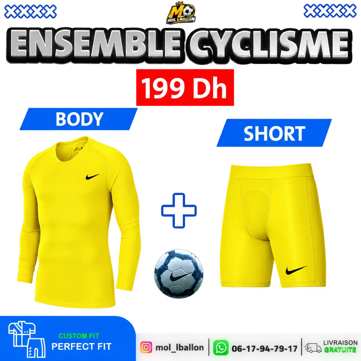 ENSEMBLE CYCLISME