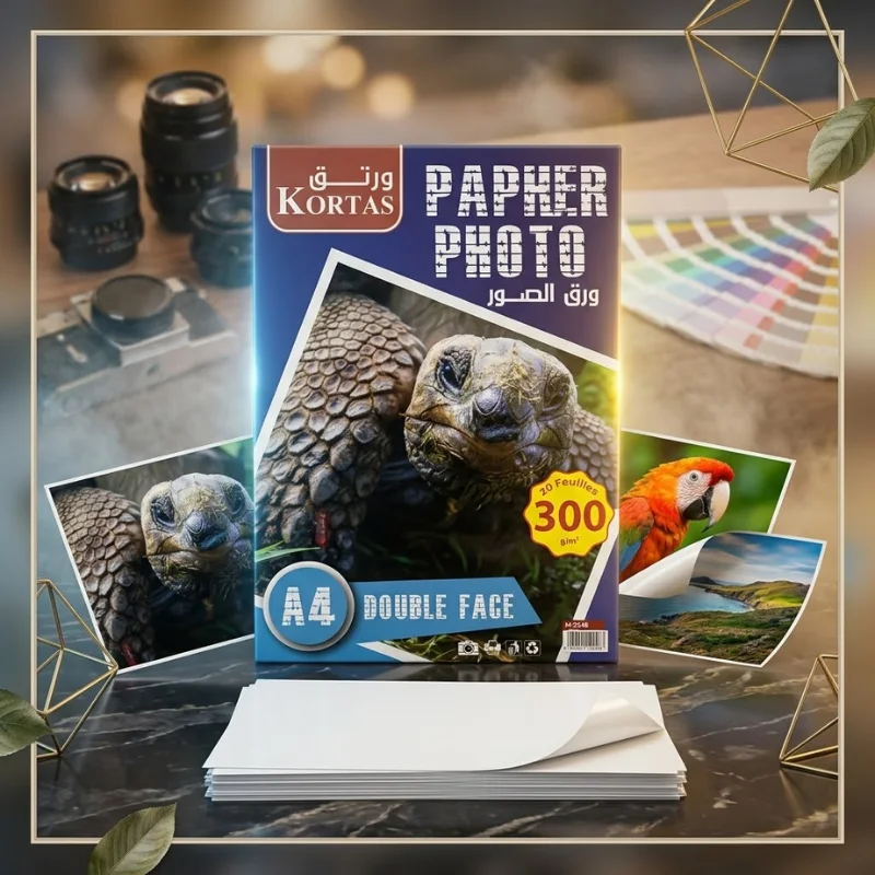 PAPIER PHOTO 300G DOUBLE FACE 20F KORTAS 2248