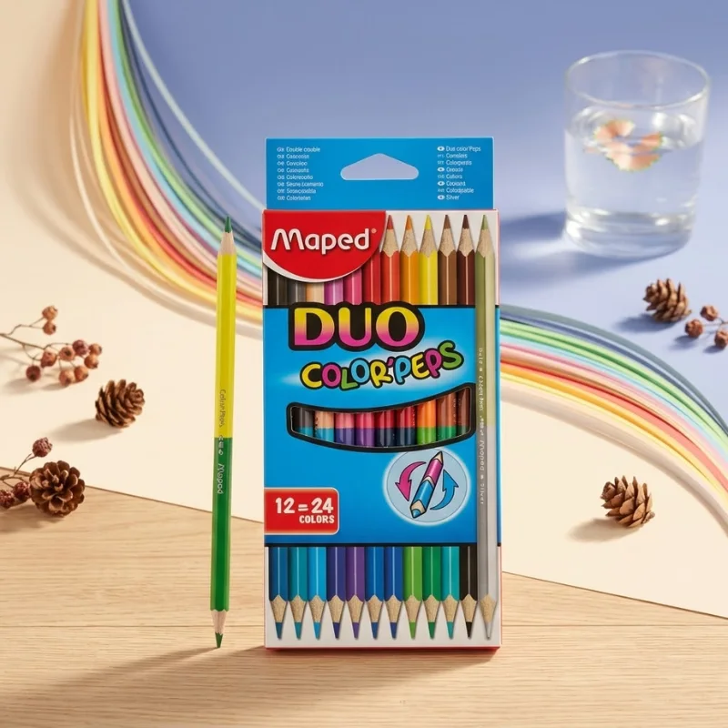 CRAYON COULEUR DUO bicolores MAPED- 829600