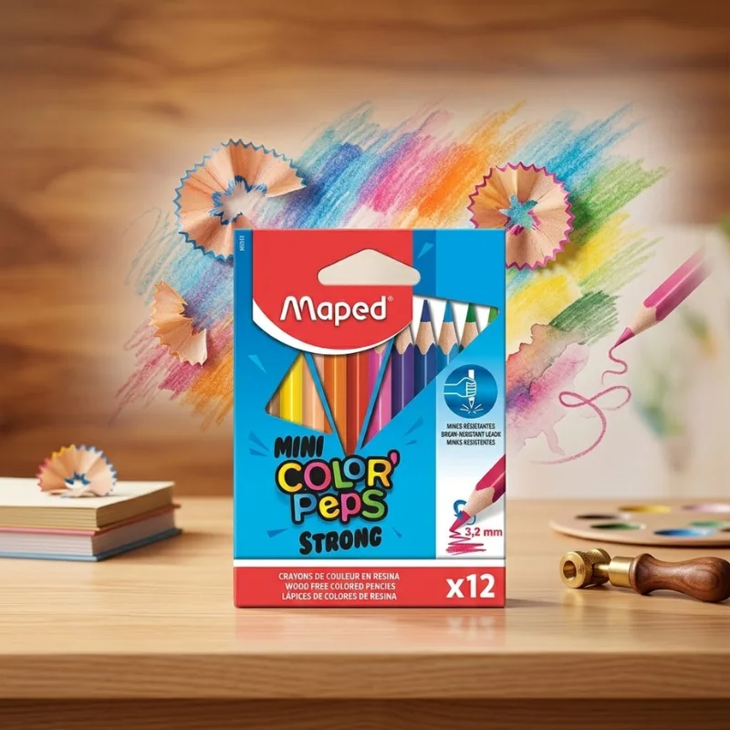 crayon couleur mini strong x12 862812