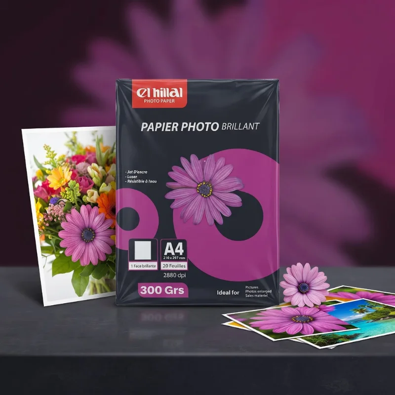papier photo A4 300G 1FC hillal