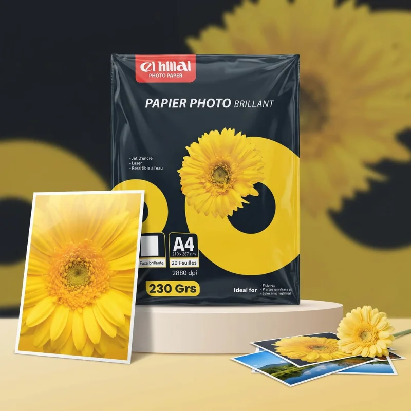 papier photo A4 230G 1fc 20f hilal