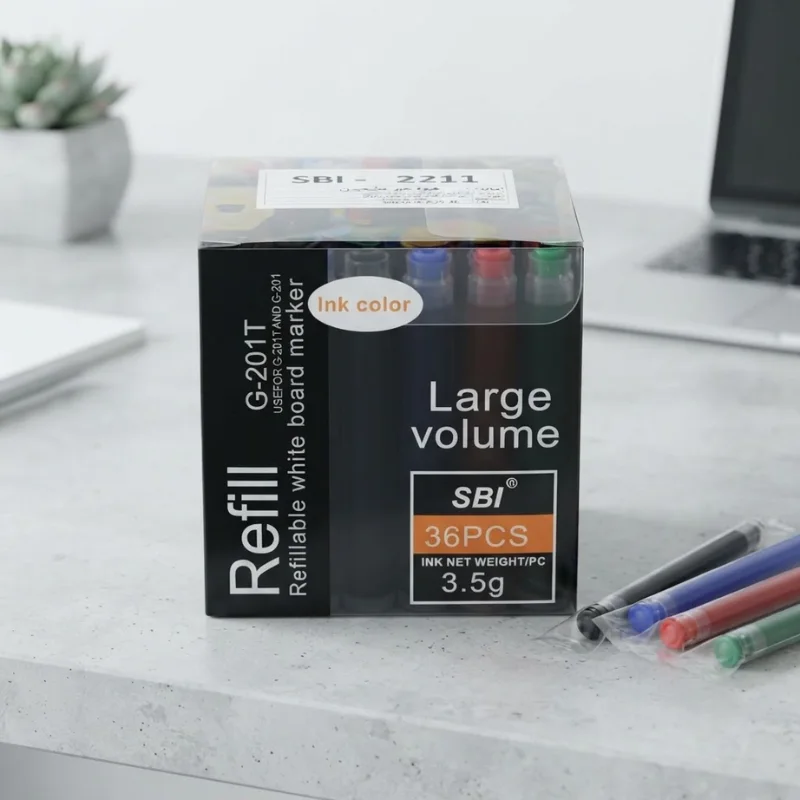RECHARGE MARQUER  noirboite de36