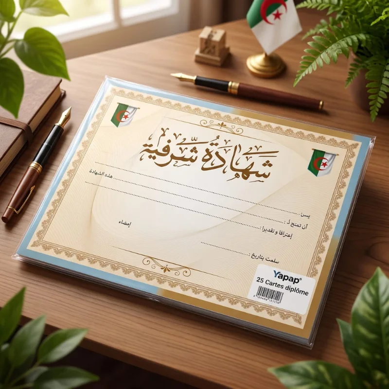 CARTE DIPLOME A4 25 pec