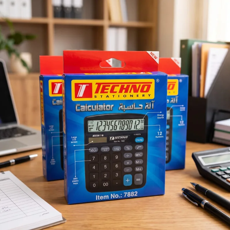 CALCULATRICE DEBUREAU 12 CHIFFERS TECHNO 7882
