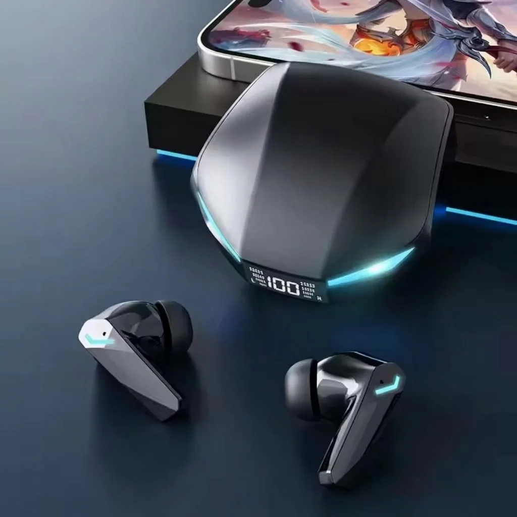 سماعات أذن ThinkPlus GM2 Pro بتقنية بلوتوث 5.4 مع ميكروفون، صوت ستيريو 9D، وضعان للموسيقى والألعاب