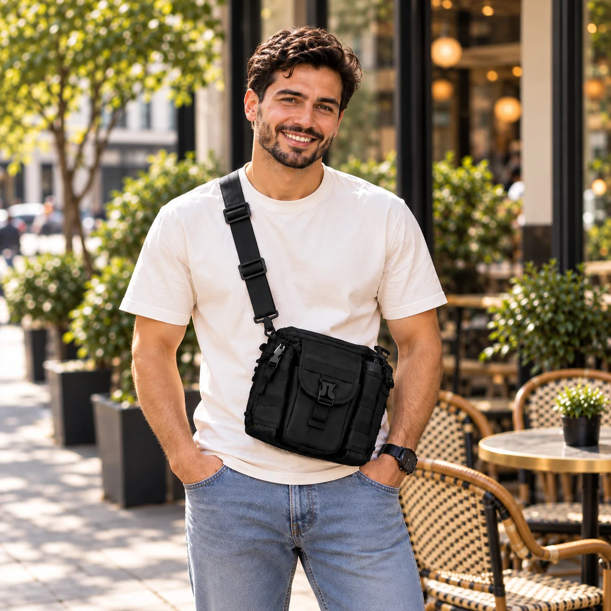 Sac Bandoulière Homme Style et Confort  (MAL)