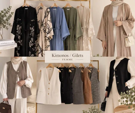 Gilets/kimono