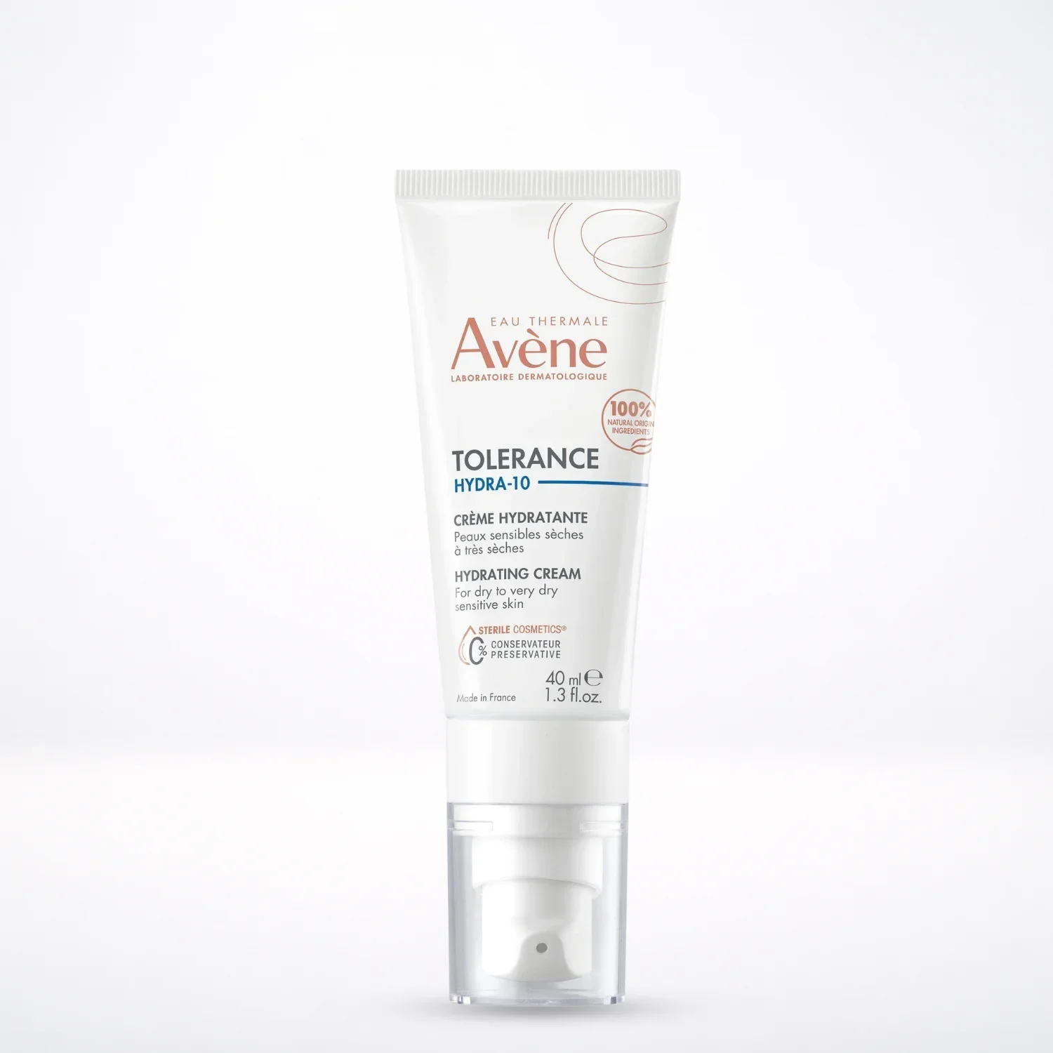 Avène Tolérance Hydra-10 crème hydratante 40ml peaux sèches à très sèches visage