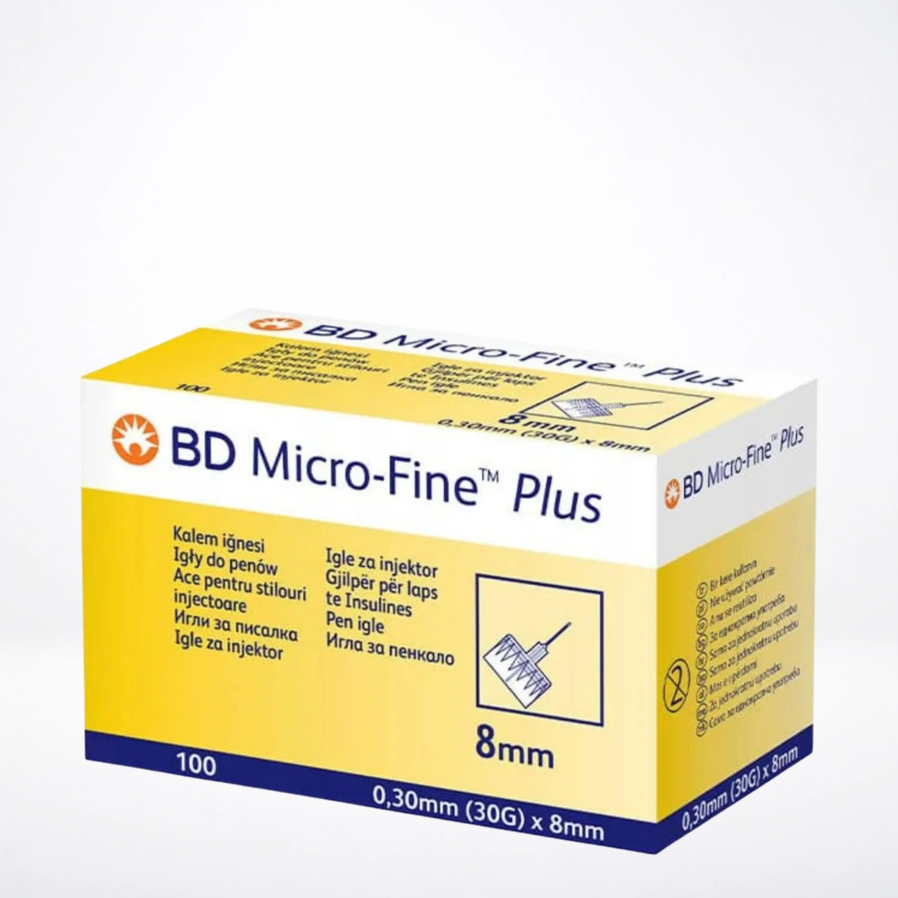 Bd Micro-Fine Plus Aiguille Insuline 30G x 8mm