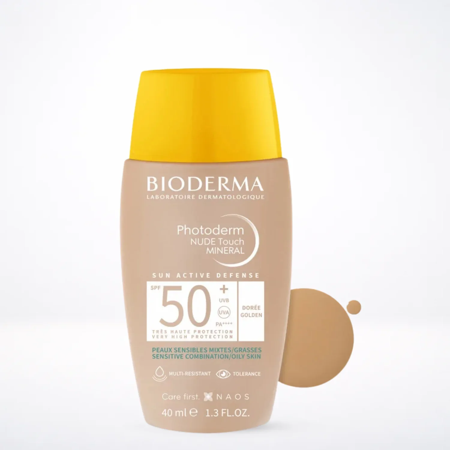 Bioderma Photoderm Nude Touch Spf 50+ Teinte Dorée – 40 ml